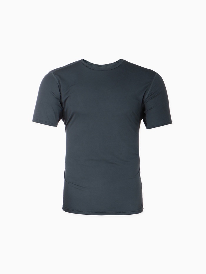 Футболка со вставками мужская Resport, бифлекс, размер S (46), графит - Фото 1