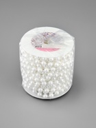 УЦЕНКА Жемчуг на нитях круглый 8 мм × 10 ±1ярд белый пластик бобина АУ - Фото 5