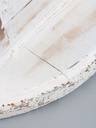 УЦЕНКА Табурет, дерево Албезия 25×25×24 см, цв. белый - Фото 7