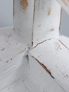 УЦЕНКА Табурет, дерево Албезия 25×25×24 см, цв. белый - Фото 10