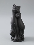 УЦЕНКА Фигура «Пара кошек» черная 10×27×10 см - Фото 2