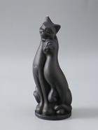 УЦЕНКА Фигура «Пара кошек» черная 10×27×10 см - Фото 5