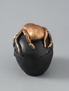 УЦЕНКА Шкатулка с крышкой "Череп" 10х8х10 см, черный - Фото 4