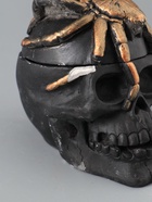 УЦЕНКА Шкатулка с крышкой "Череп" 10х8х10 см, черный - Фото 7