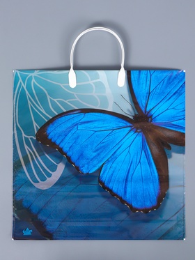 Пакет «Легкость полета» полиэтиленовый с пластиковой ручкой, 36×37 см, 100 мкм