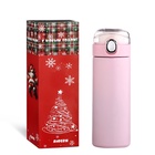 УЦЕНКА Термос Мастер К Simple, 400 мл, 20.5×6.3 см сохраняет тепло 8 ч, нержавеющая сталь, пластик, розовый - Фото 1