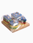 УЦЕНКА (НЕТ ОДНОГО КРУГА) Детская развивающая пирамидка «Собери сам» 11.5×11.5×5 см - Фото 2