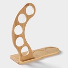 УЦЕНКА Набор для специй и соусов BellaTenero, 7 предметов: 2 ёмкости 250 мл, 5 баночек для специй, на бамбуковой подставке, фарфор, белый - Фото 11