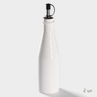 УЦЕНКА Набор для специй и соусов BellaTenero, 7 предметов: 2 ёмкости 250 мл, 5 баночек для специй, на бамбуковой подставке, фарфор, белый - Фото 6