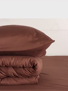 Постельное бельё 1.5-спальное «Монро», полисатин, цвет шоколадный - Фото 5