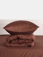 Постельное бельё 1.5-спальное «Монро», полисатин, цвет шоколадный - Фото 6