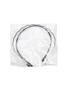 Ободок для волос "Амелия" (набор 2 шт) волна, чёрный  (артикул 10981278)  большой выбор товаров оптом и в розницу по низким ценам с доставкой