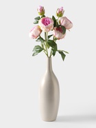 Цветы искусственные "Пион Бьорг" d-8,5 см 65 см, бело-сиреневый  (артикул 10970084)  большой выбор товаров оптом и в розницу по низким ценам с доставкой