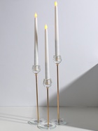 Подсвечник стекло, металл "Бутон-кристалл" d=2,2 см набор 3 шт h=23, 27,5 и 32,5 см  (артикул 10937306)  большой выбор товаров оптом и в розницу по низким ценам с доставкой