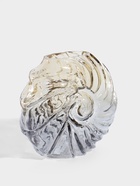 Ваза стекло настольная "Кеннет" ракушка, 20х24 см, коричнево-синий  (артикул 10970064)  большой выбор товаров оптом и в розницу по низким ценам с доставкой