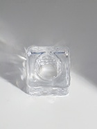 Подсвечник стекло на 1 свечу "Куб. Лёд" прозрачный d=2 см 4х4х4 см  (артикул 10973605)  большой выбор товаров оптом и в розницу по низким ценам с доставкой