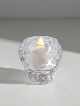 Подсвечник стекло на 1 свечу 