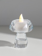 Подсвечник стекло на 1 свечу "Тюльпан на ножке" прозрачный d=2,5 см 6х6х7,5 см  (артикул 10973607)  большой выбор товаров оптом и в розницу по низким ценам с доставкой