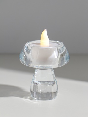 Подсвечник стекло на 1 свечу 