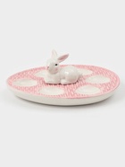 УЦЕНКА Подставка для яиц Доляна «Зайка», 25×18×9 см, доломит, розовая - Фото 5