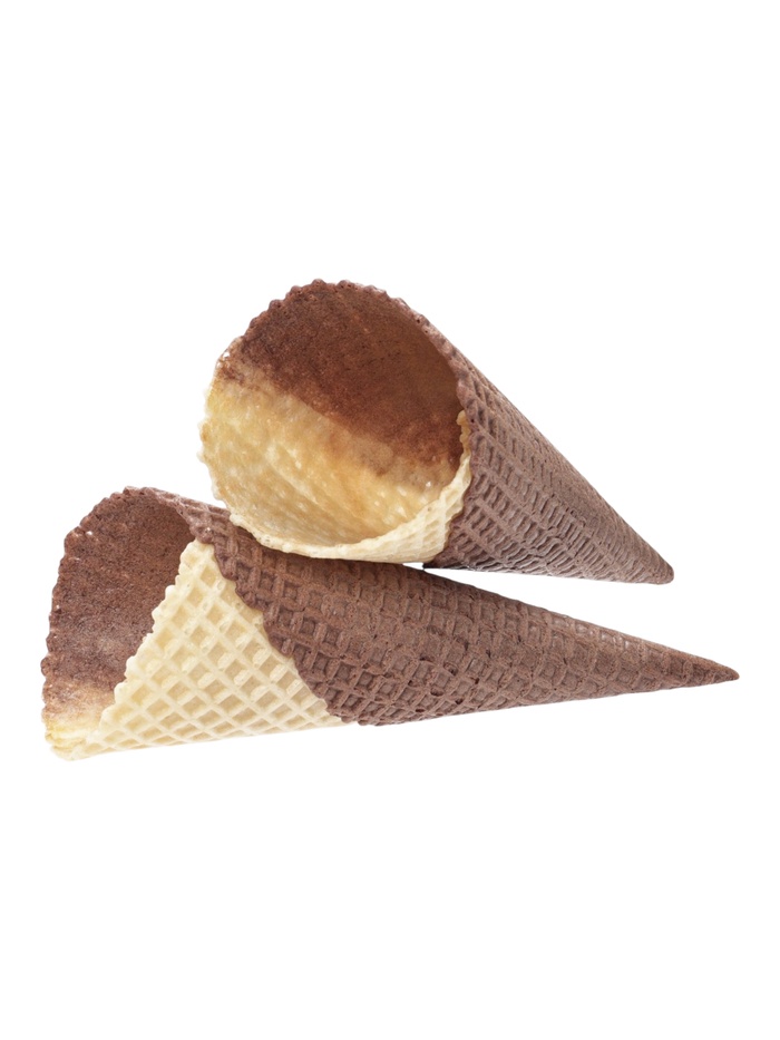 Вафельный рожок «Стандарт», естественный край, Какао, 345 шт.