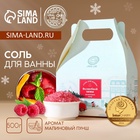 УЦЕНКА Соль для ванны «Волшебной зимы», аромат малиновый пунш, 500 г - Фото 1