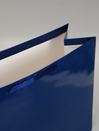 Пакет подарочный ламинированный горизонтальный "Синий", XL 49 × 40 × 19 см  (артикул 10898846)  большой выбор товаров оптом и в розницу по низким ценам с доставкой