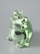 УЦЕНКА Копилка керамика "Зелёная лягушка - Где мой принц?" 12х10,5х15 см - Фото 5