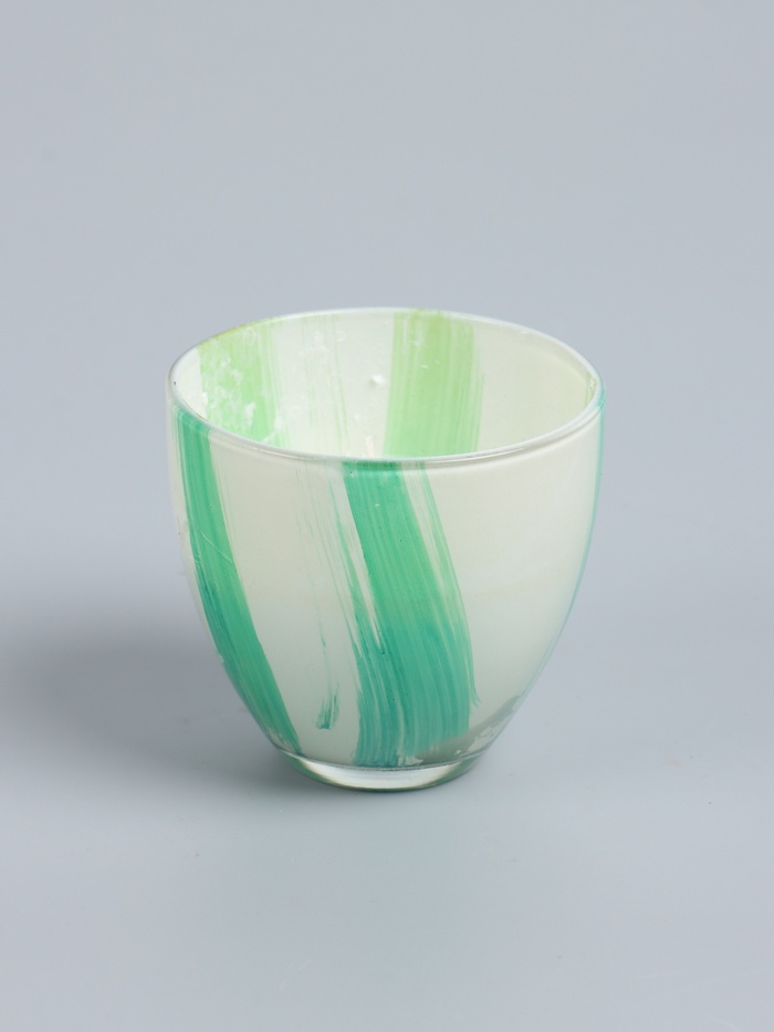 УЦЕНКА Свеча ароматическая в стеклянном подсвечнике 85 г, чёрный бергамот - Фото 1