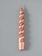 УЦЕНКА Свеча витая "LUXURY" 25*180 мм, лакированная, капучино - Фото 2