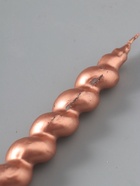 УЦЕНКА Свеча витая "LUXURY" 25*180 мм, лакированная, капучино - Фото 3