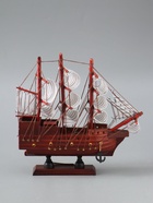 УЦЕНКА Корабль сувенирный малый «Вингилот», борта красное дерево, паруса белые, 4×20×20 см - Фото 4