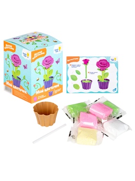 Набор для лепки «Мой цветочек», МИКС