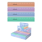 Линейка 15см ErichKrause Pastel Bloom, волнистый край, микс 10999405