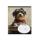 Тетрадь 12 листов лин ErichKrause Funny Friends, обл. мел картон, блок офсет 60г/м2 МИКС 10999429