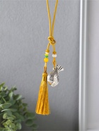 Подвеска металл, текстиль "Мешок с кисточкой" золотистый с серебром 2х4,5х14 см  (артикул 10957796)  большой выбор товаров оптом и в розницу по низким ценам с доставкой