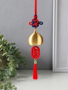 Колокольчик "Золотой купол и узел счастья" 4,5х4,5х10 см  (артикул 10957797)  большой выбор товаров оптом и в розницу по низким ценам с доставкой