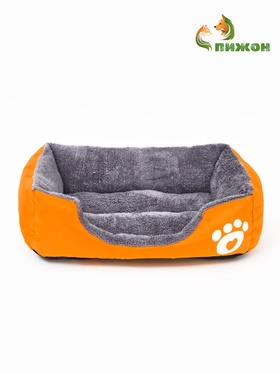 Лежанка-диван для животных, 45 х 30 х 15, желтая, плащевка  (артикул 10958251)  большой выбор товаров оптом и в розницу по низким ценам с доставкой