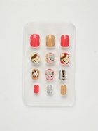 Детские накладные ногти «Плюшевый зайка», 12 шт. - фото 123132290