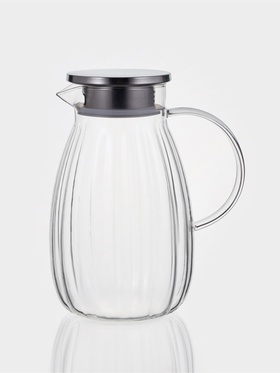 Кувшин «Бернард», 1.8 л, 12×17×22 см, боросиликатное стекло, прозрачный
