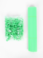 Трубочки и зажим для воздушных шаров, d=10 мм, длина 40 см, МИКС, 50 штук (в упаковке один цвет) - фото 809618901