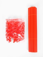 Трубочки и зажим для воздушных шаров, d=10 мм, длина 40 см, МИКС, 50 штук (в упаковке один цвет) - фото 809618893