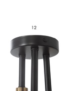 Люстра GLX 23914-6, 6хE27, 60 Вт, 60×32 см, чёрная, латунь - фото 809645957