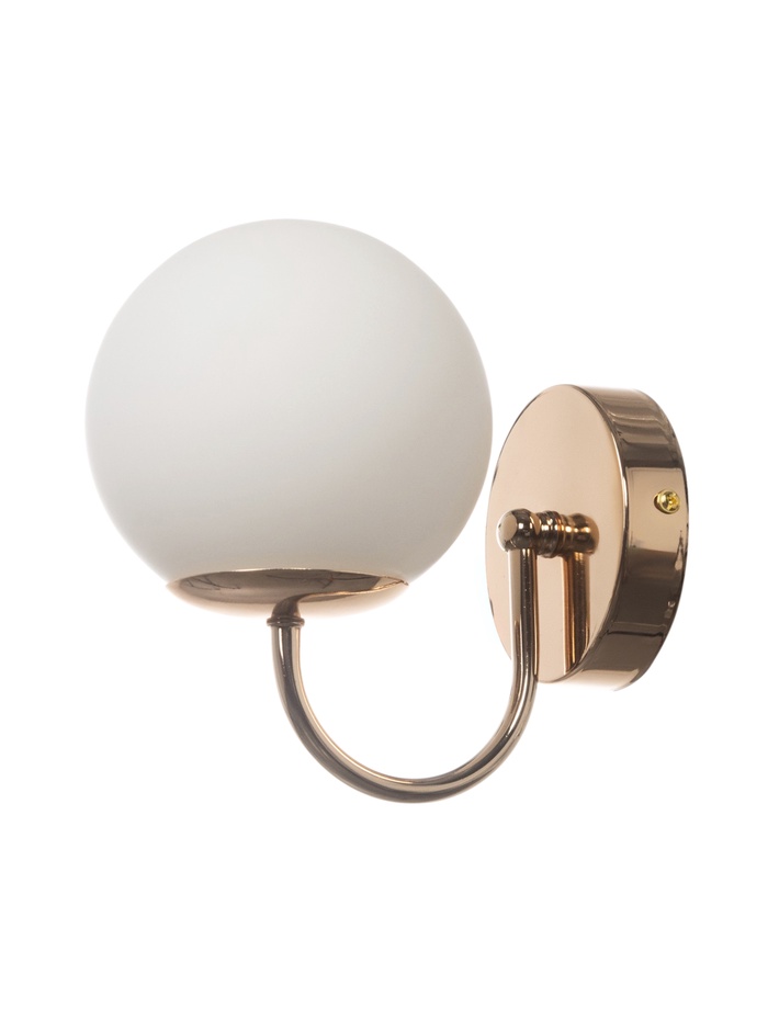 Бра GLB-MD-KB0090-1, 1хE27, 60 Вт, 13×18×20 см, золотистое