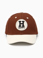 Кепка для мальчика MINAKU: happy, коричневая, размер 52-54 - Фото 2