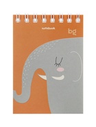 Блокнотик А7 BG «Моноколор. Новый стиль», 40 листов в клетку, на гребне, МИКС 11015643