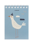 Блокнотик А7 BG «Моноколор. Новый стиль», 40 листов в клетку, на гребне, МИКС 11015643