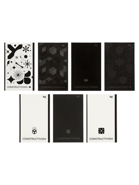 Блокнот А6 BG «Трехмерная классика», 32 листа в клетку, на скрепке, МИКС 11015647