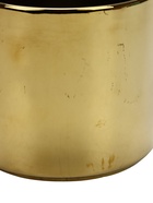 УЦЕНКА Горшок для цветов «Лайт», d=12 см, h=11 см, керамика, золотистое - Фото 3