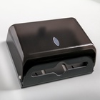 УЦЕНКА Диспенсер бумажных полотенец в листах (макс.200 шт.), пластик, чёрный - Фото 3